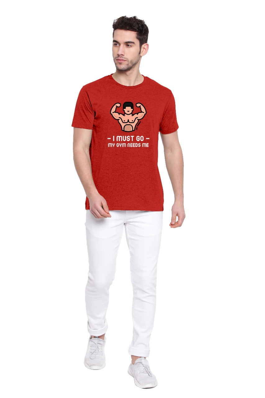 Poomer Printed T-Shirt - Gym