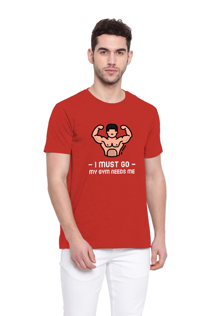 Poomer Printed T-Shirt - Gym