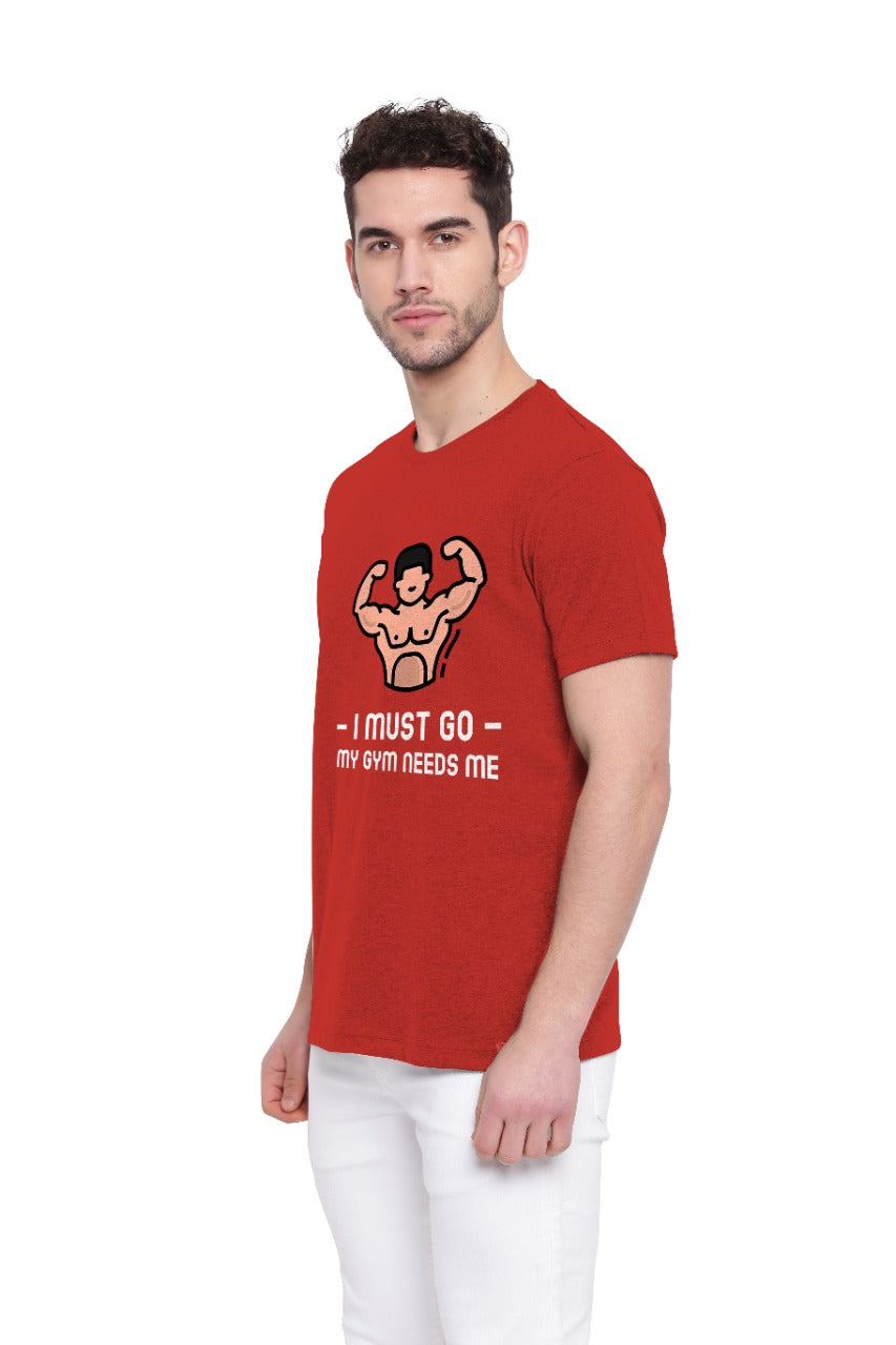 Poomer Printed T-Shirt - Gym